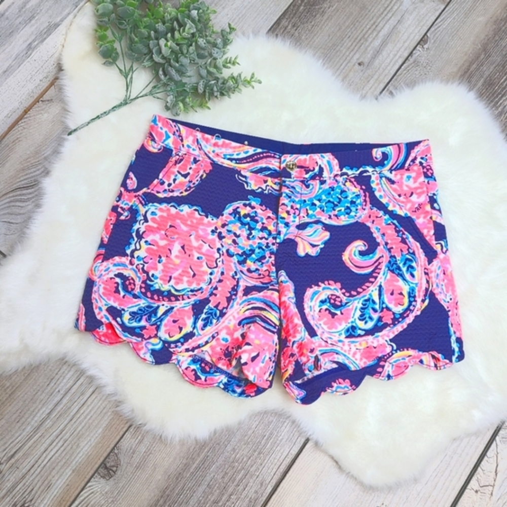 Lilly Pulitzer Buttercup For the Halibut Print Shorts